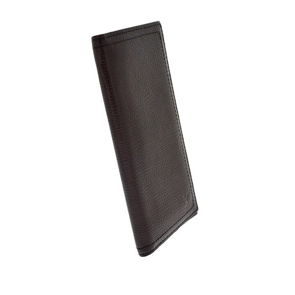 Louis Vuitton Black Coin Portefeuille Maroon Bifold Wallet Long - Picture 1 of 6